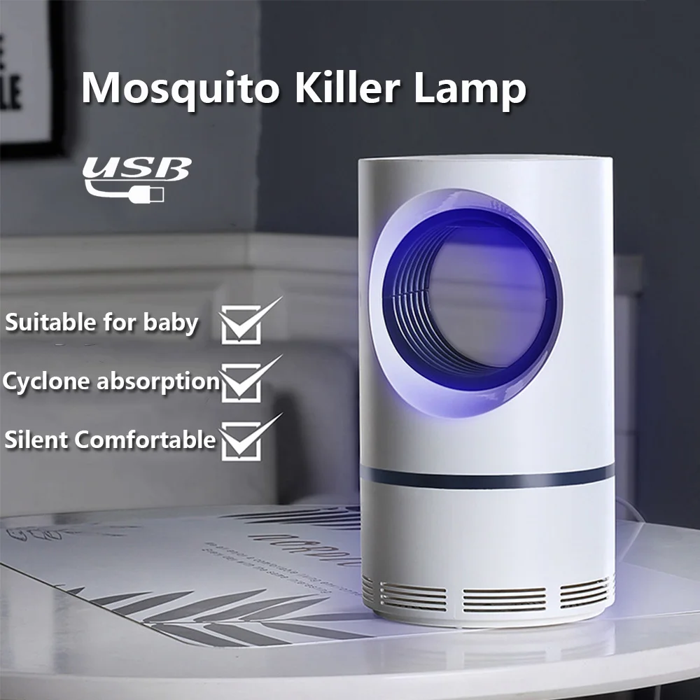 

LIGINWAAT USB Mosquito Killer Lamp Low Voltage Ultraviolet Light Safe Power Saving Efficient Photo Catalytic Anti Mosquito Light