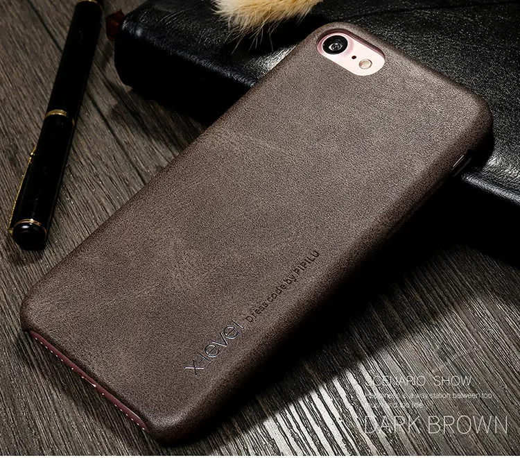 VINTAGE PU and PC Back Cover Case for iPhone 7_ (33)