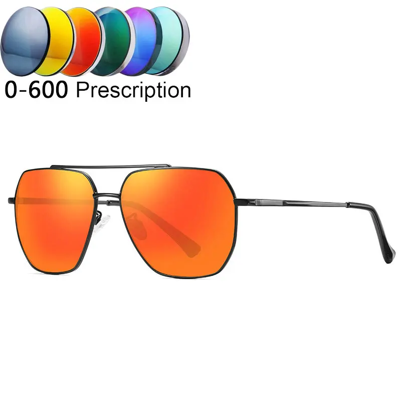 2019 Diopter Finished Myopia Polarized Sunglasses Men Women Nearsighted