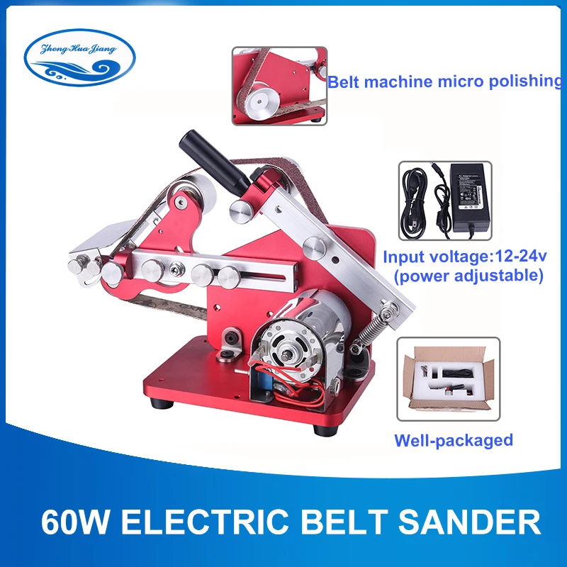 

Multifunctional Grinder Mini Electric Belt Sander Diy Polishing Grinding Machine Cutter Edges Sharpener Belt Grinder Sanding