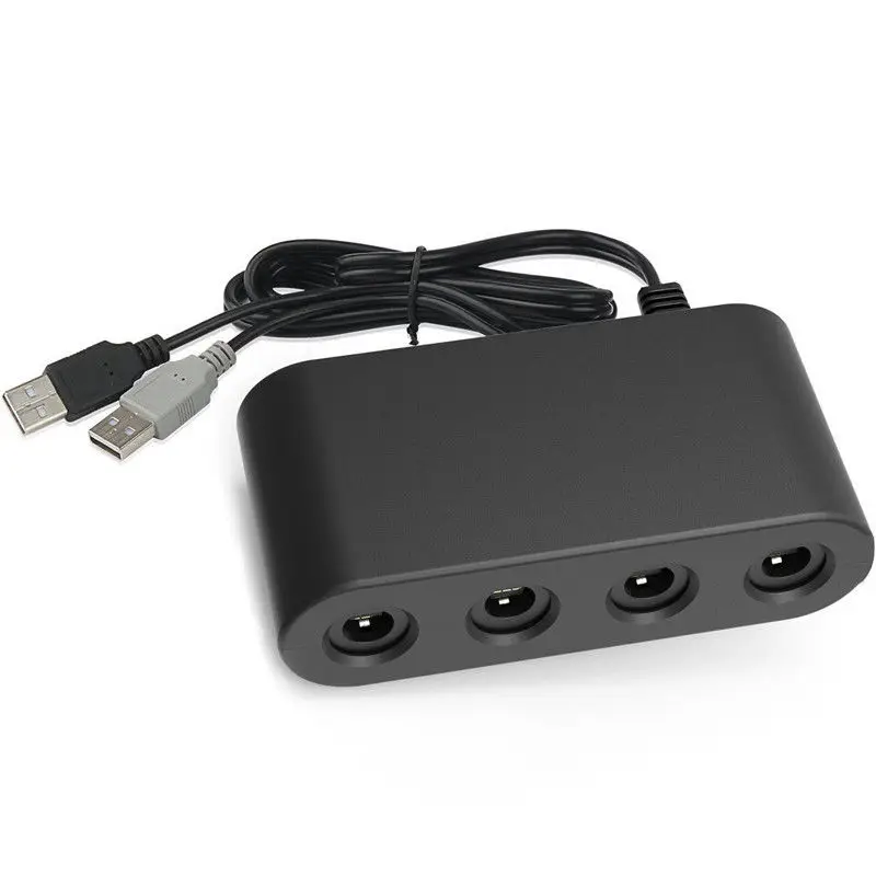

OSTENT 4 Port Controller Adapter Convertor for Nintendo Gamecube NGC to Wii U/Switch/PC Terminal