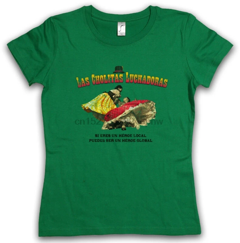 

LAS CHOLITAS LUCHADORAS T-SHIRT Wrestling Wrestler Mexican Mexico Latin Mask