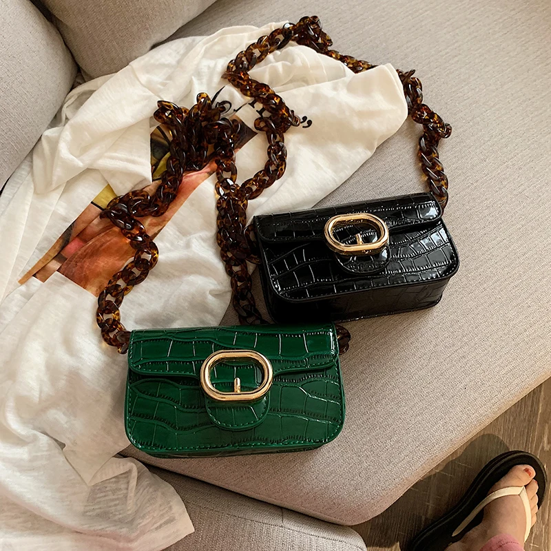 

Small fresh Brand Designer Woman 2019 New Fashion Ribbon Chain Messenger Bag Shoulder Bag Female Candy colors Square PU Handbag