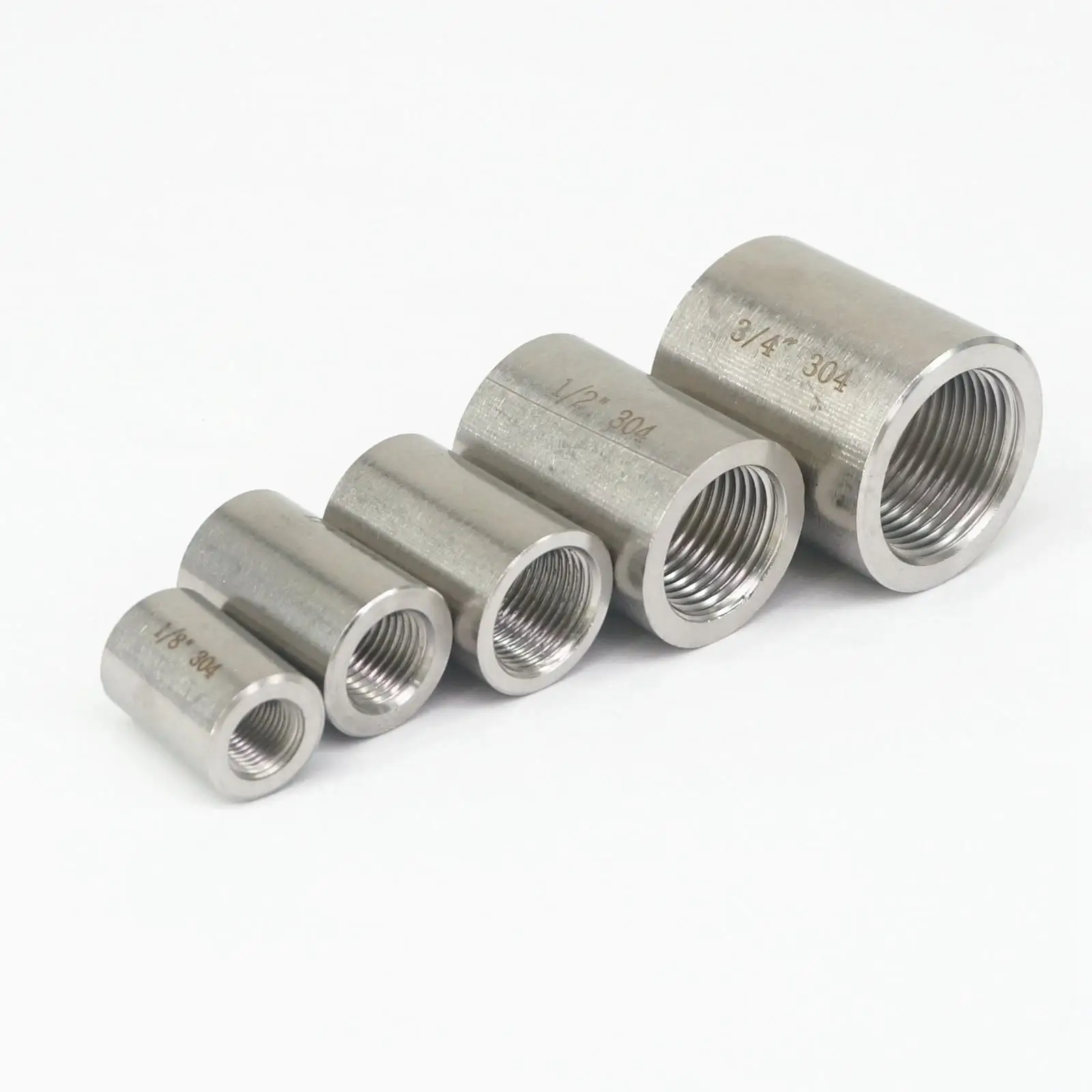 304 трубы из нержавеющей стали фитинги 1/8 &quot1/4&quot 3/8 &quot1/2&quot 3/4 &quot1&quot BSP M20 * 1 5 мм