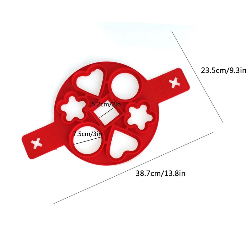 1 шт. идеальные блинчики, силиконовые формы для блинов для детей, мини, легко блинница, антипригарное сердце, яйцо, кольцо, чайник, кухонные инструменты