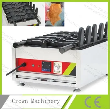 

Digital Fish-shaped Waffle Machine; Taiyaki Ice Cream Cone Making Machine