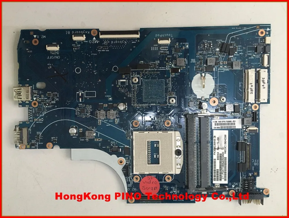 For HP ENVY 15 Laptop Motherboard Mainboard 720565-501 DDR3 100% tested 720565 001 free shipping 720565 501 board for hp envy15 15 j000 15t j000 15t j100 series laptop motherboard with hm87 chipset