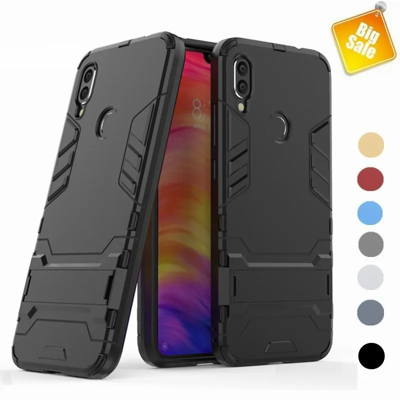 

Case For Xiaomi Redmi Note 7 Case Cover Armor Case Xiaomi Redmi Note 7 Shockproof Back Cover Xiaomi Redmi Note 7 Funda Capa