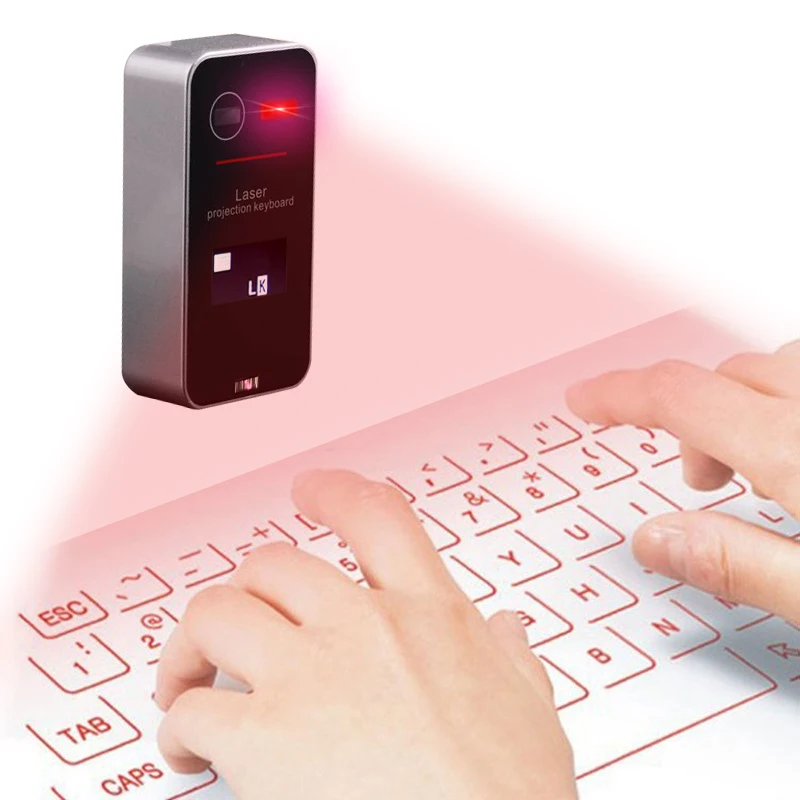 

Bluetooth Laser Projection Keyboard Virtual Keyboard For Smartphone PC Tablet Laptop Computer English QWERTY Keyboard