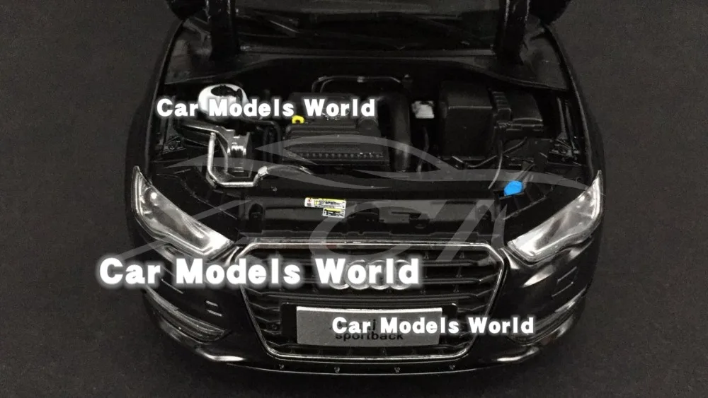 Литья под давлением модели автомобиля для A3 Sportback 1:18(черный)+ небольшой подарок