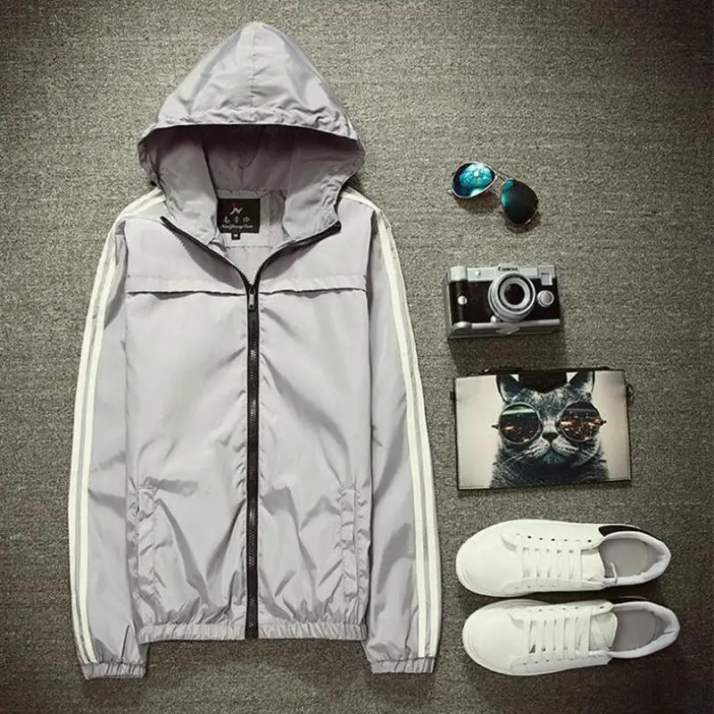 

2016 New Autumn And Winter Man's Hooded Cotton Padded Jacket Plus Size Fashion Stripe Male Free Shipping