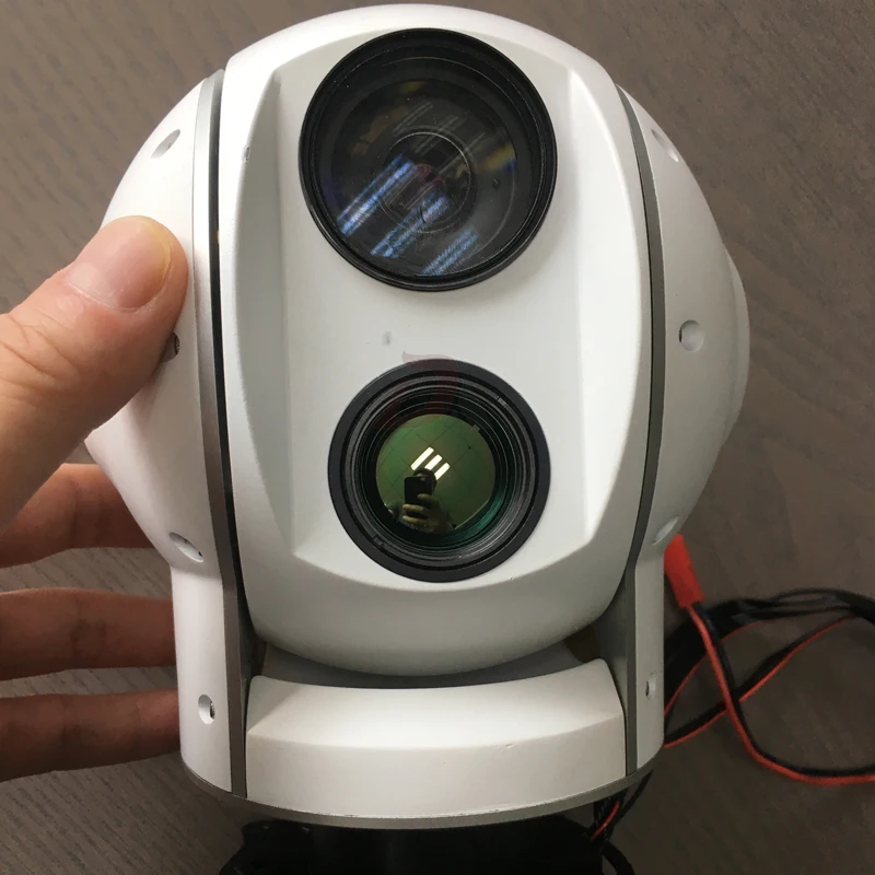 БПЛА двойной датчик Gimbal Камера Drone инфракрасное тепловое изображение Камера и 30x зум HD камера с подсветкой