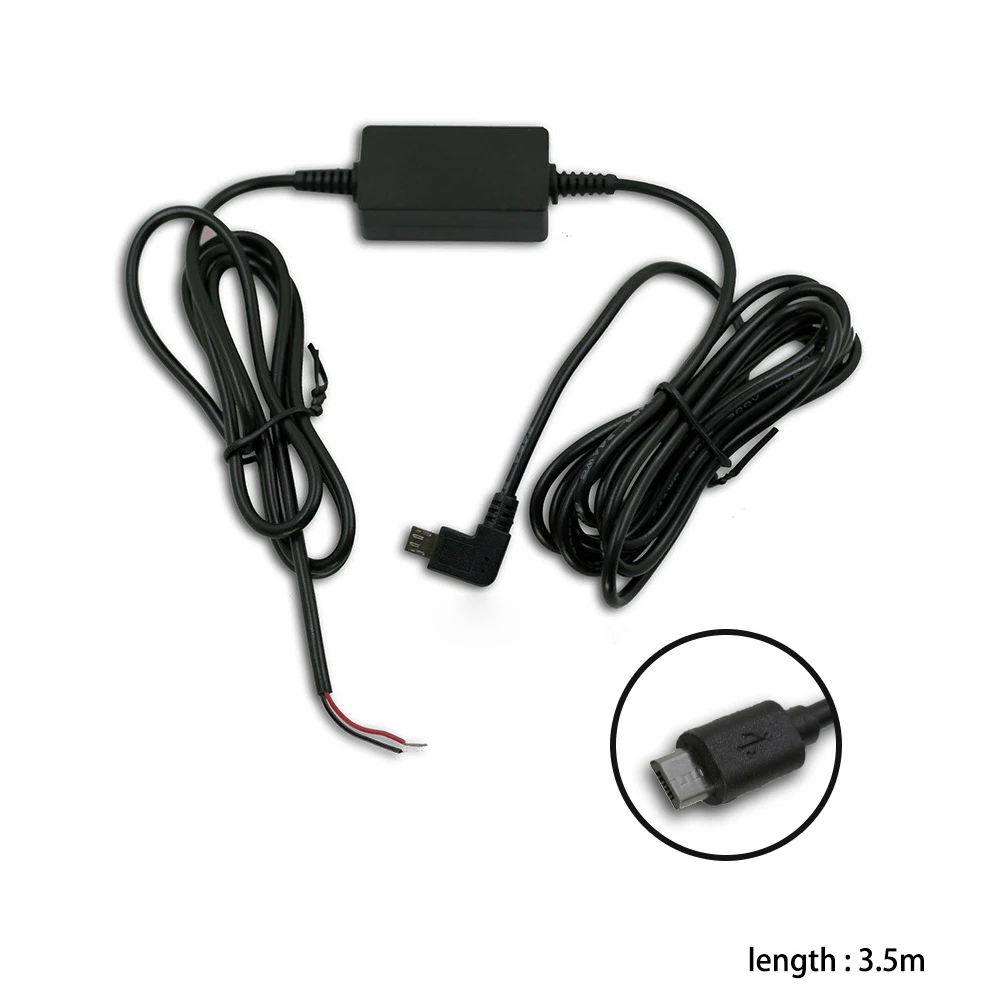 Автомобильный зарядный кабель DC 12 В 5 2 А 3 м мини USB для зарядки комплект