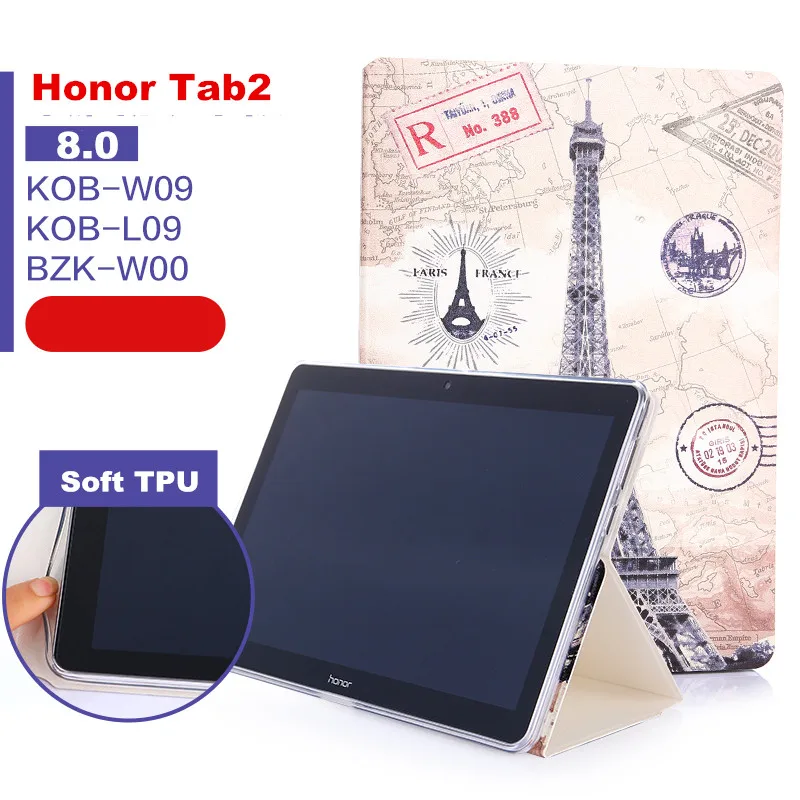

T3 8.0 leather case for Huawei MediaPad T3 8.0 KOB-L09 KOB-W09 tablet case soft silicone tpu back cover case