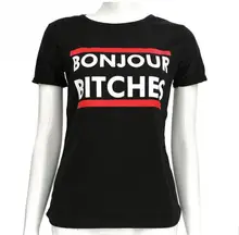 new plus size o-neck women clothing t shirt hello bitches print short-sleeved t-shirt women summer top roupas femininas 2017