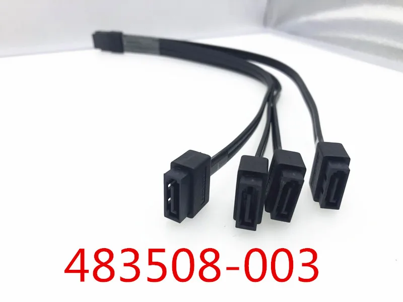 Z640 z840 Z620 Z820 483508 003 8087 SFF MiniSAS Mini SAS 1 4 to 4x SATA Female 6 RAID Кабель 33 см|Пульты ДУ| |