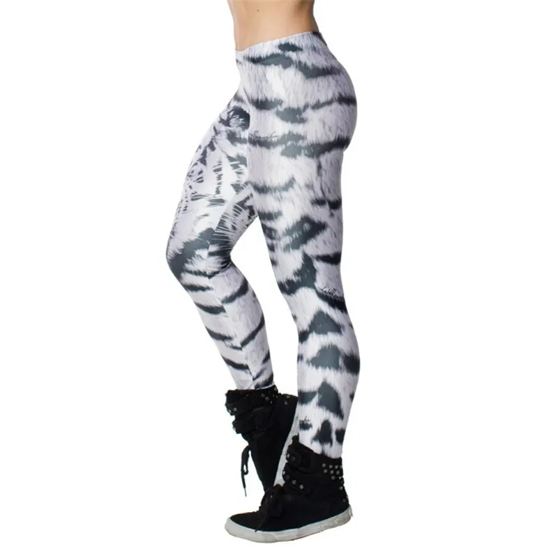 2016 Unique Mighty Tiger Head Leggings For Women Pattern Printed Sexy Legging Woman Milk Wire Digital Leggins Female Leguin K138