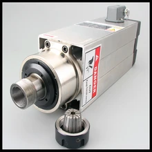 Гравировка машины мотор шпинделя 3.5kw квадрат с воздушным охлаждением шпинделя er25-type подшипники импортированы 4 Новые