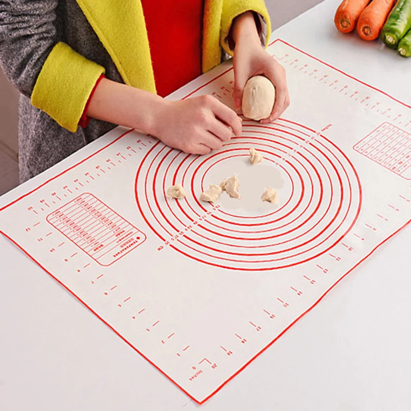 2 Type Size Silicone Baking Mat Pizza Dough Maker Pastry Kitchen Gadgets Cooking Tools Utensils Bakeware Accessories 2 Type Size Silicone Baking Mat Pizza Dough Maker Pastry Kitchen Gadgets Cooking Tools Utensils Bakeware Accessories