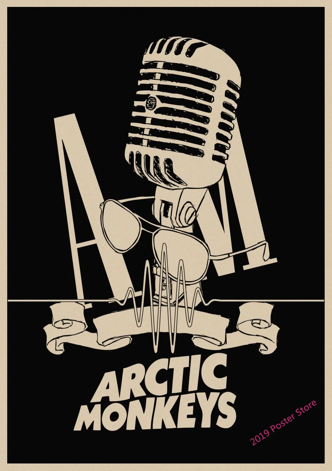 Группа Arctic Monkeys Music Class/rockers Arctic Monkeys ретро крафт-бумага плакат настенный домашний бар плакаты домашний Декор подарок 01