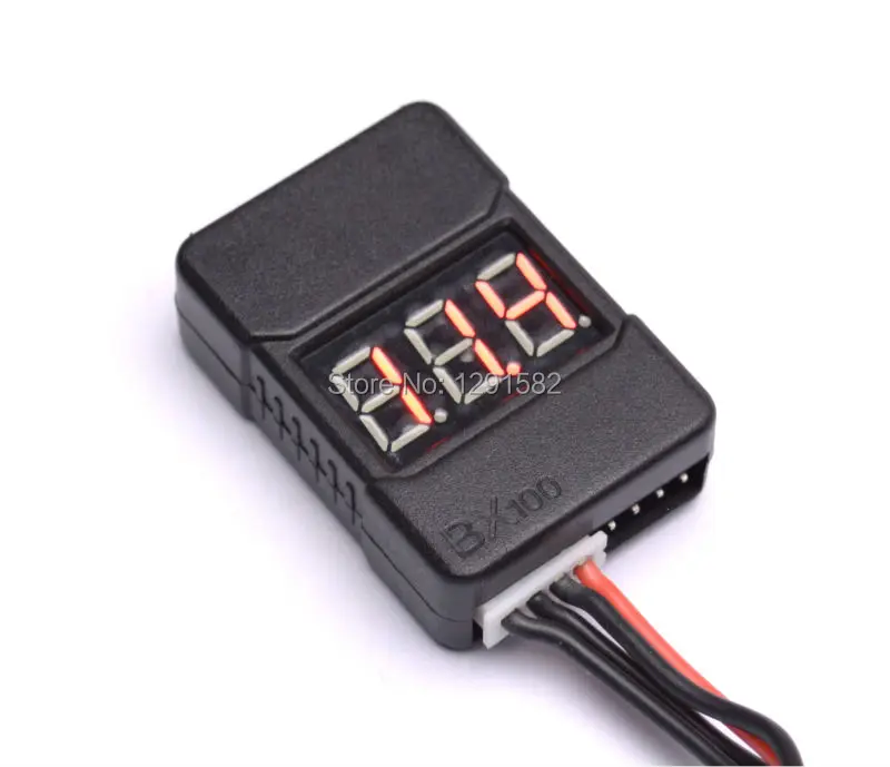 

New 3.7-30V 1-8S LiPo Li-po/ion/Fe Battery Voltage Tester Low Voltage Buzzer Alarm 1pcs