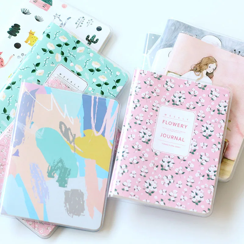 Ежемесячный недельный блокнот A6 ежедневник для школы Papeleria подарок детей 2020