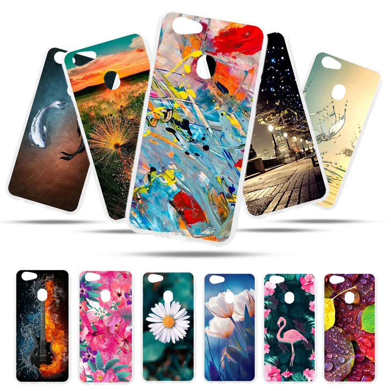 

Wholesale 10pcs DIY Patterned Silicon Case For Oppo A83 F11 Pro Case Soft TPU Cover For Oukitel U15 Pro U16 U7 Max Covers