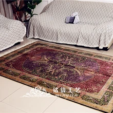 5,5 'x8' вязаные вручную красный шелковый ковер для домашнего интерьера шелковый ковер с восточным рисунком для гостиной
