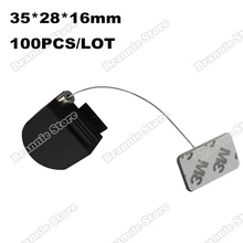 100 шт/партия Выдвижная пустышка для безопасности мобильного телефона Противоугонная вытяжной шкаф держатель розничный дисплей стальная проволочная коробка 35*28*16 мм