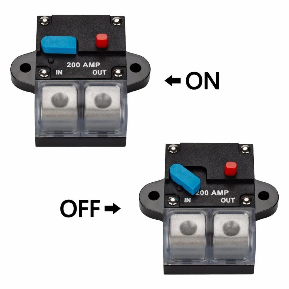 Car Truch Audio Circuit Breaker Fuse Holder 80A/100A/150A/200A/300A