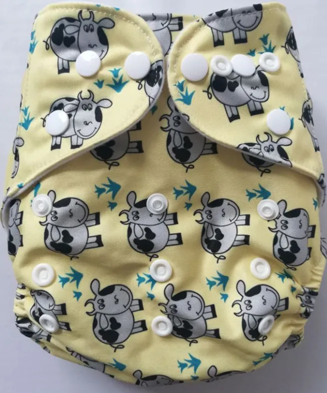 Озорной ребенок AI2 печати многоразовые моющиеся карман ткань пеленки подгузник+ 1 вставки A12 для образца