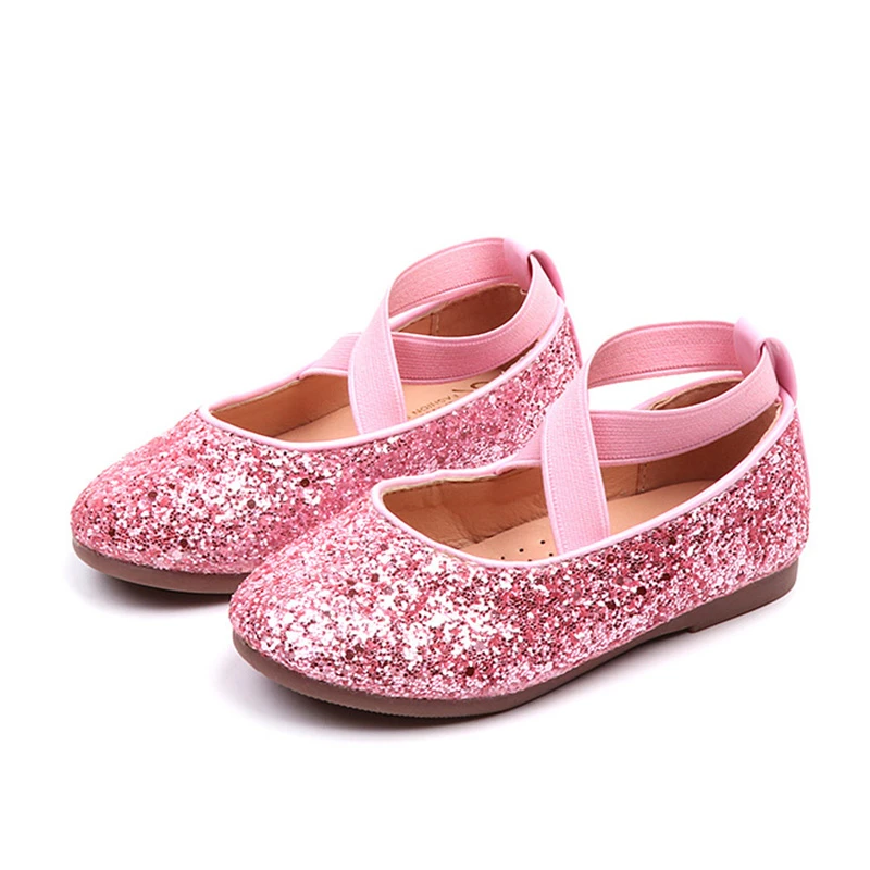 childrens gold ballet flats