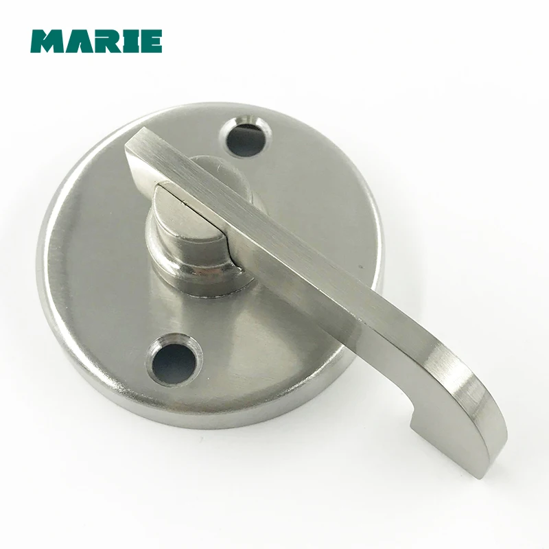 304 Stainless Steel Door Lock Instructions Public Restroom Toilet Partition Door Lock Vacant Engaged Indicator Bathroom