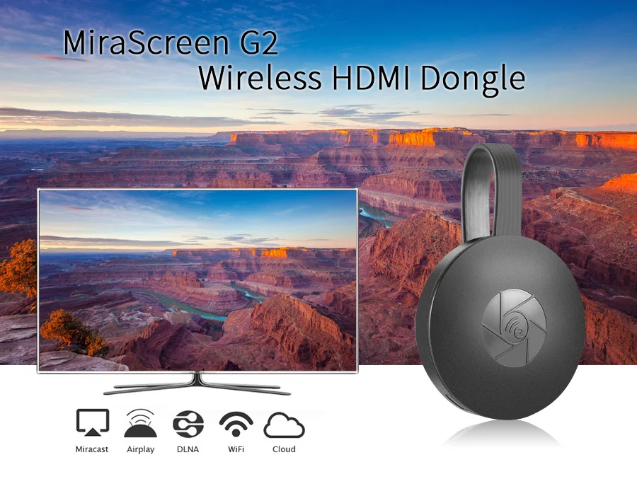 Беспроводной ТВ-адаптер MiraScreen G2 Crome Cast 1080P HD 2,4G HDMI медиа тв-ключ Поддержка Airplay Play tv Dongle приемник