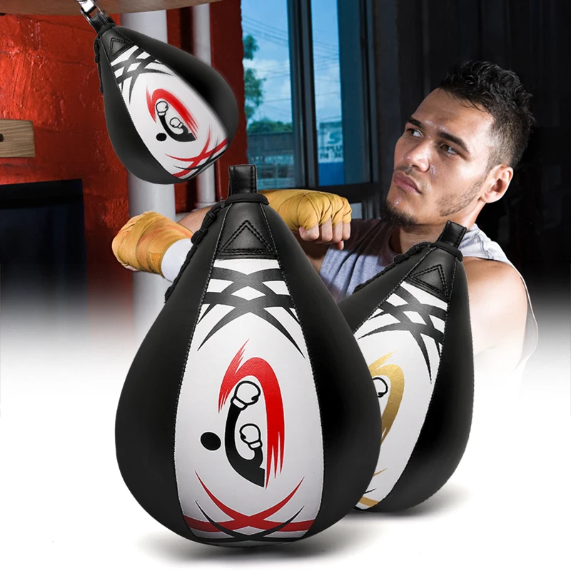 

Double End Muay Thai Boxing Punching Bag Speed Ball Pear Punch Training Fitness saco de da boxeo