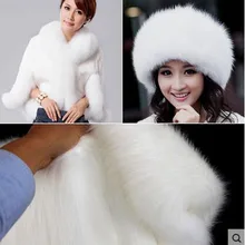 150X50 см, 1 шт., хорошая ткань из искусственного меха лисы, белый искусственный мех, ткань для шитья, материал для самостоятельного изготовления шапки, пальто, воротник, зимняя теплая ткань из искусственного меха