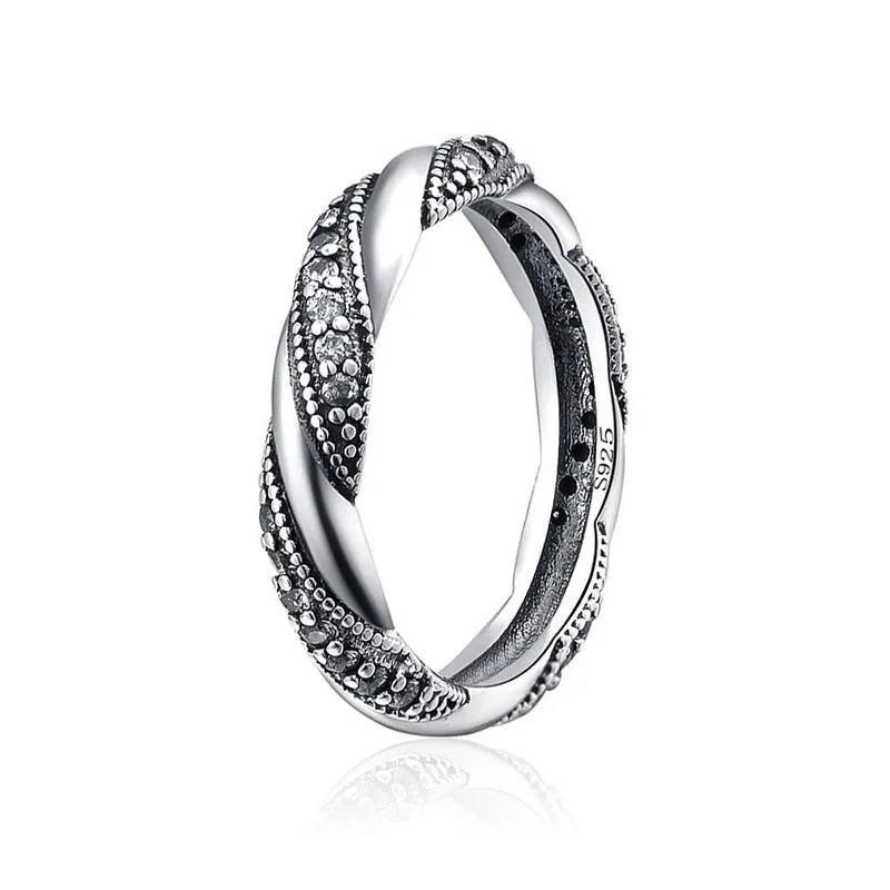 Серебряное кольцо амулеты Diy белый цветок прекрасный с жемчугом лук Кристалл палец кольцо для женщин ювелирные изделия подарок