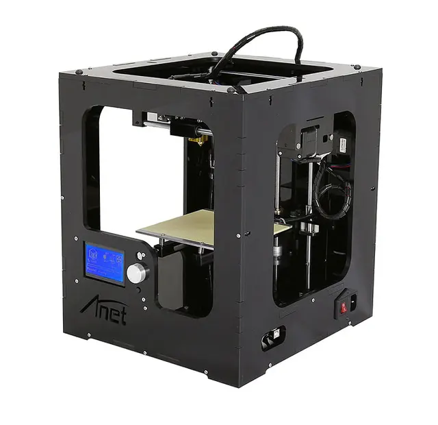 Best Offers The new metal high-precision intelligent home 3D printer, three-dimensional toy model, DIY printer whole machine 150*150*150