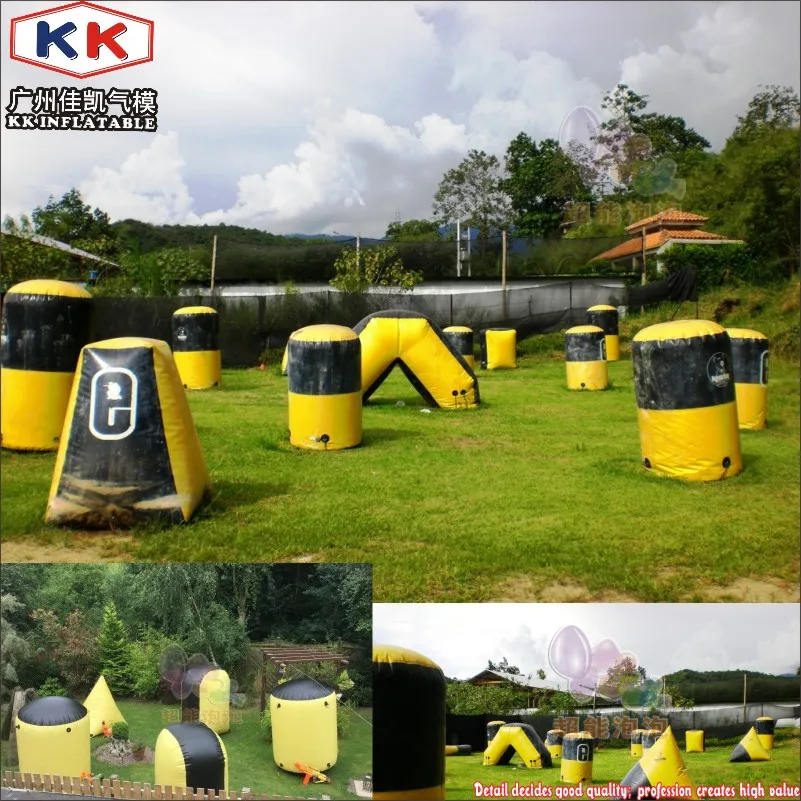 Inflatable Obstacle Bunker Inflatable Speedball Bunker Obstacle For