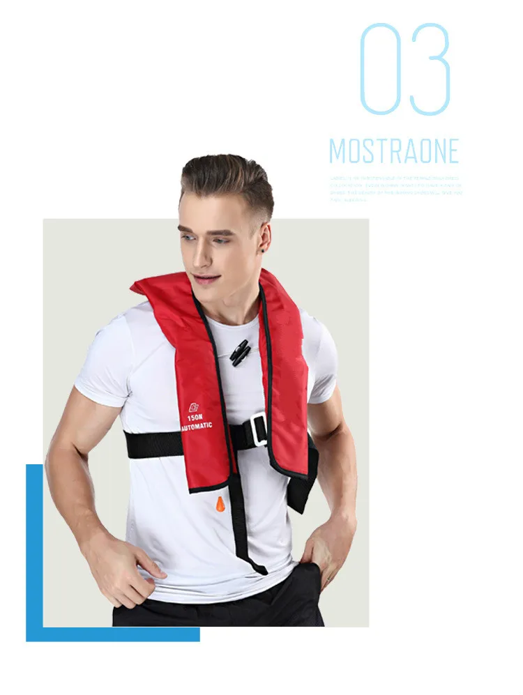 Автоматическая надувная Спасательная куртка надувная подушка безопасности/Жилет Пуловер водный спорт спасательный жилет