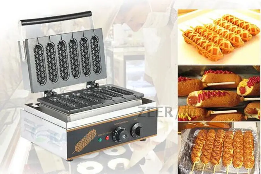 CE Commercial electric muffin French hot dog making machine waffle machine Top Quality