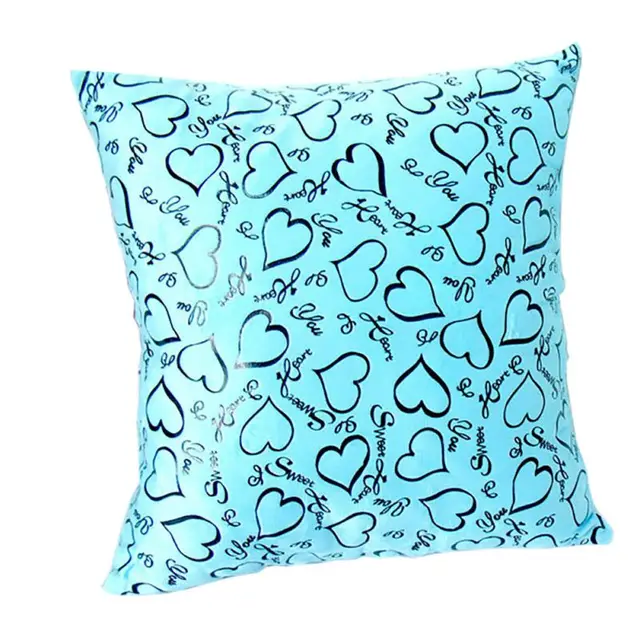 Vogue Pillow Covers Glitter Solid Color Throw Case Home Vogue Pillow Covers Glitter Solid Color Throw Case Home Luxurious Pillowcases 7 Colours 2018