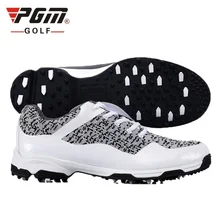 Pgm Для мужчин дышащая обувь для гольфа профессиональная сетчатая легкая обувь для игры в гольф для Для мужчин амортизирующей и нескользящей кроссовки AA10106