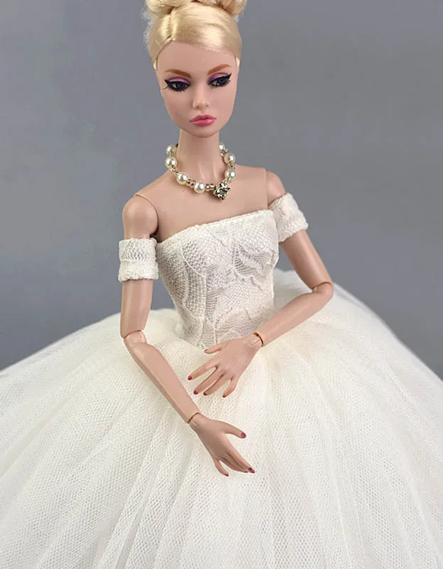 Модное Кукольное платье, костюм, элегантное женское свадебное платье для куклы Барби, платье, одежда для 1/6 BJD, Кукольное платье es, Подарочная игрушка