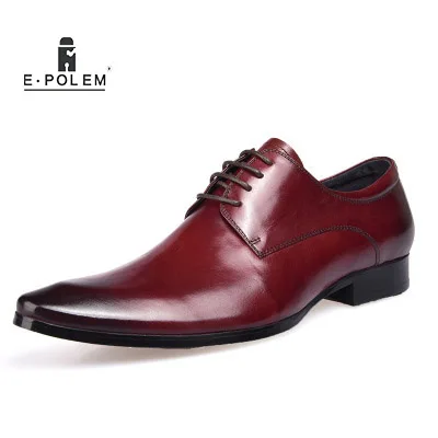 

2018 New Pointed Shoes Men's England Breathable And Comfortable Belt Business Dress Leather Men's Shoes Wedding Tide Shoes