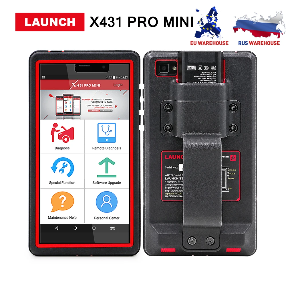 Launch X431 Pro Mini Auto Diagnostic Tool Support WiFi/Bluetooth Full Systems X431 Pro pros mini Scanner 2 years free update
