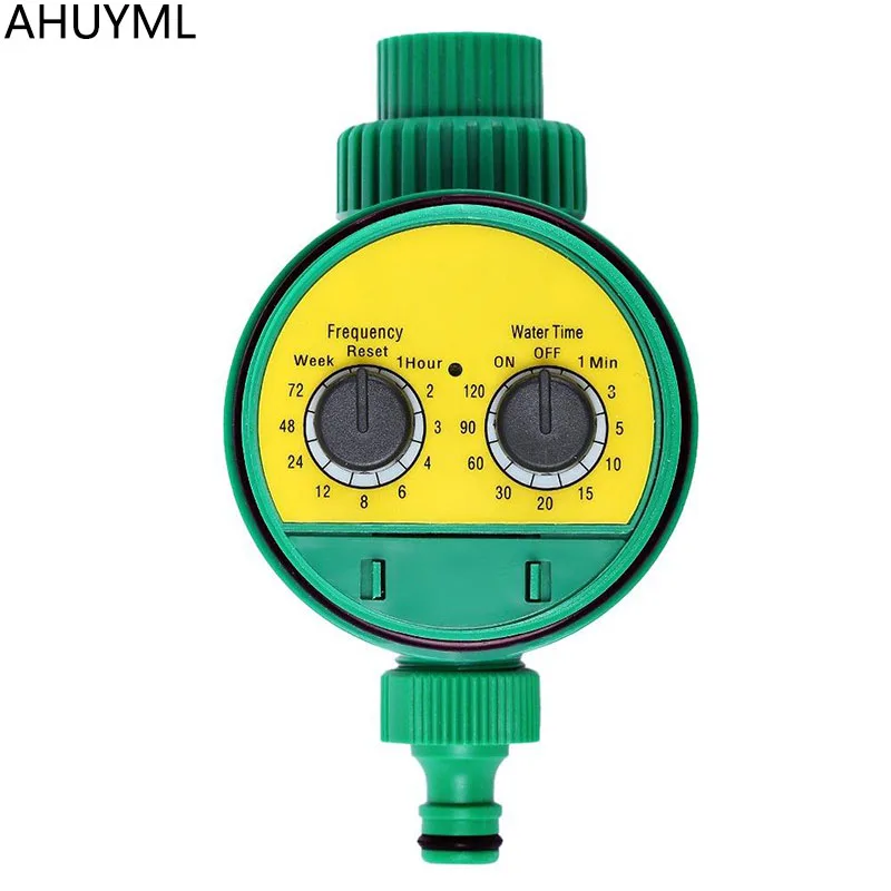 

Garden DIY Yard Automatic Irrigation Controller Digital Watering Timer Irrigation Water Time Single Outlet Faucet Hose Bib Timer