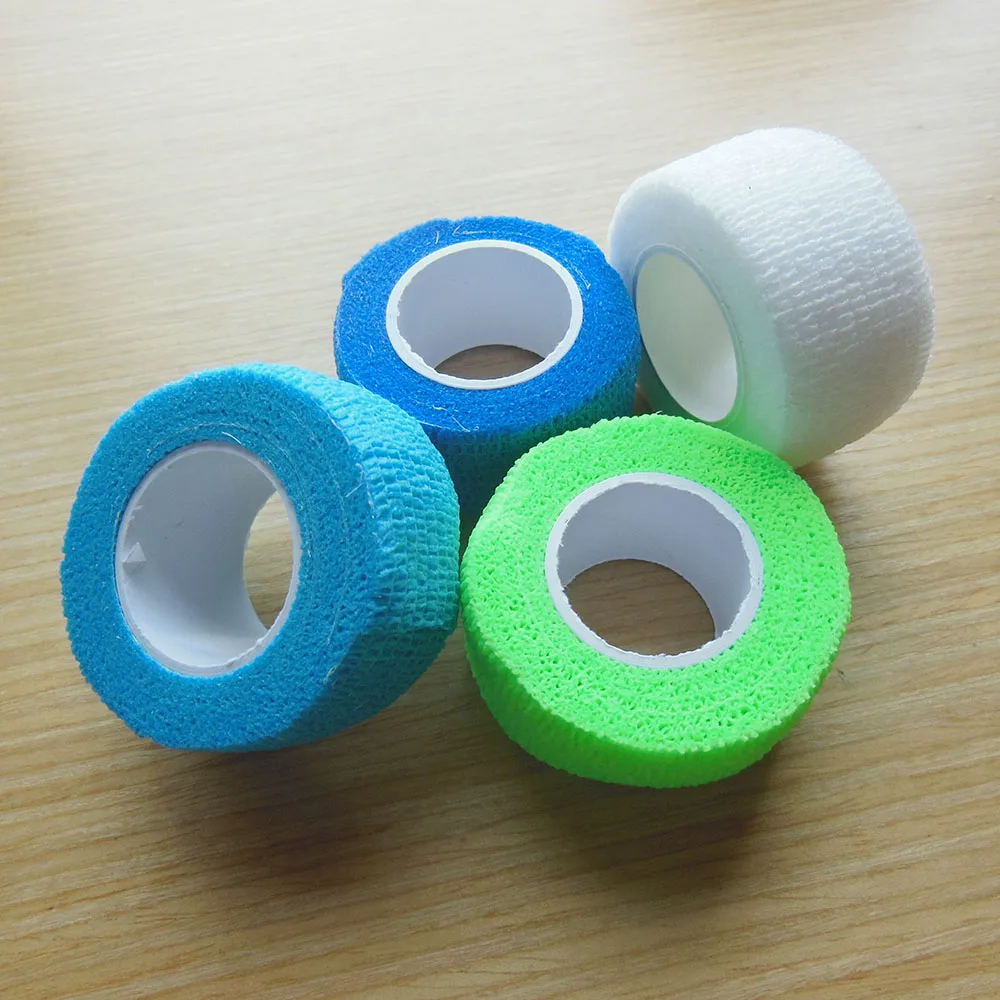 

5Pcs/Lot Self Adhesive Elastic 2.5cm Wide 4.5cm Length Nail Tapes Accessory Finger Protection Wrap Kit Sports Finger Bandage