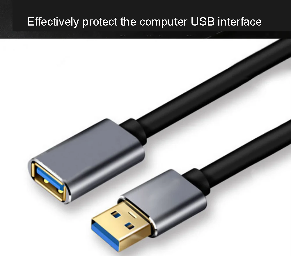 USB кабель-удлинитель для супер Скорость USB 3,0 мужчин и женщин для смарт-ТВ PS4 Xbox Клавиатура ноутбука 0,5 м 1 м 1,5 м 2 м 3 м - Цвет: USB3.0