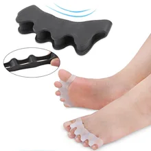 1 пара приспособление для устранения деформации пальца на ноге пальцы, перекрывающие разделительные пальцы, Корректирующее ортопедическое средство по уходу за ногами CO1002